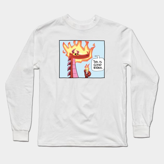 This is good Vodka Long Sleeve T-Shirt by Slack Wyrm